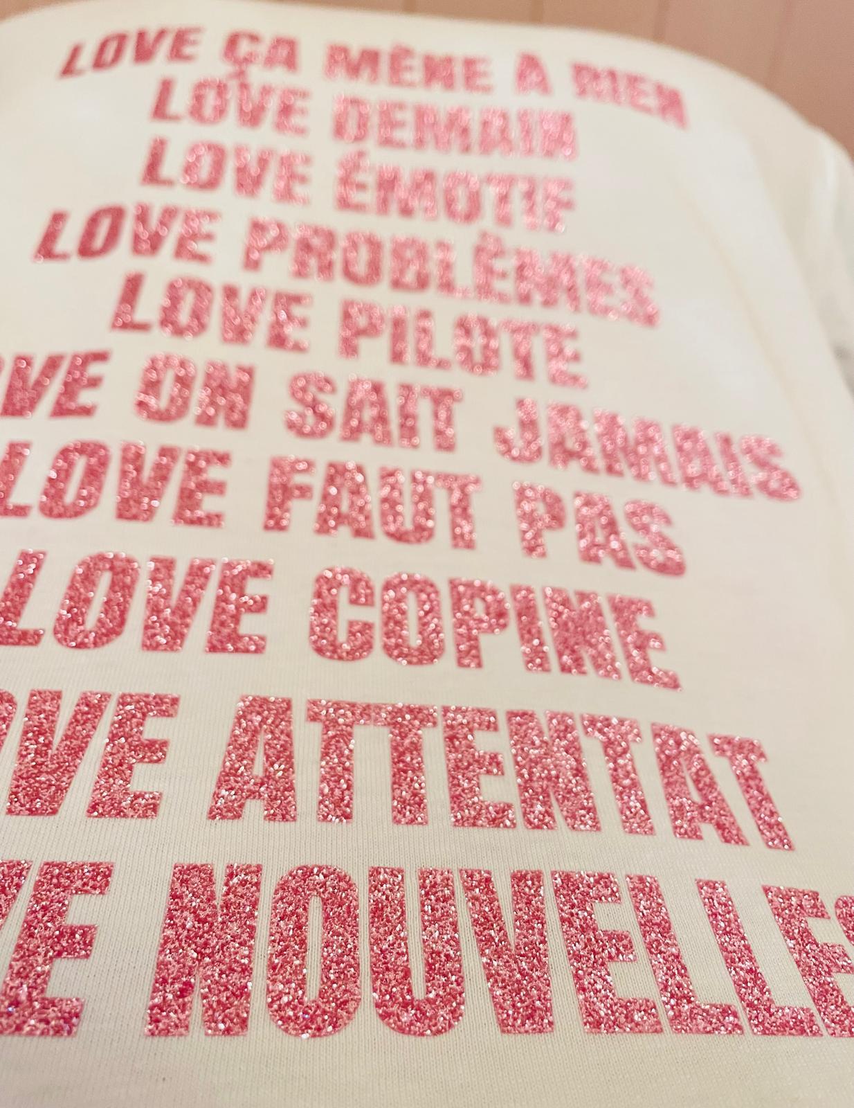 T-shirt LOVE PLK